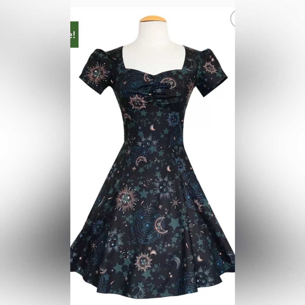 BERNIE DEXTER Holiday Dress In Moon Dance🌙 🌕